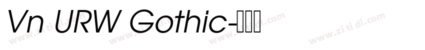 Vn URW Gothic字体转换